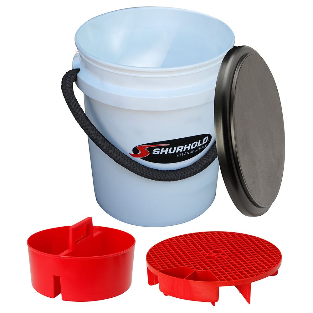 Shurhold One Bucket Kit - 5 Gallon - White [2461] - Sea & Tech Outfitters Florida, LLC