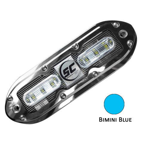 Shadow-Caster SCM-6 LED Underwater Light w/20' Cable - 316 SS Housing - Bimini Blue [SCM-6-BB-20] - Sea & Tech Outfitters Florida, LLC