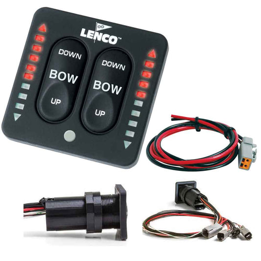 Lenco LED Indicator Integrated Tactile Switch Kit w/Pigtail f/Single Actuator Systems [15170-001] - Sea & Tech Outfitters Florida, LLC