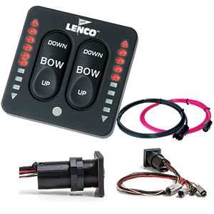 LENCO LED INDICATOR INTEGRATED SWITCH KIT DUAL ACTUATOR