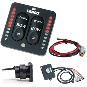 LENCO LED INDICATOR TWO-PIECE TACTILE SWITCH SINGLE ACTUATOR