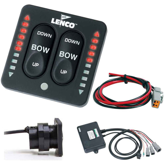 Lenco LED Indicator Two-Piece Tactile Switch Kit w/Pigtail f/Single Actuator Systems [15270-001] - Sea & Tech Outfitters Florida, LLC