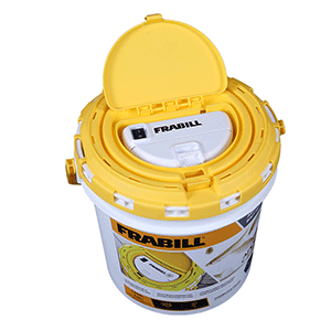 FRABILL DUAL FISH BAIT BUCKET BUILT-IN W/AERATOR