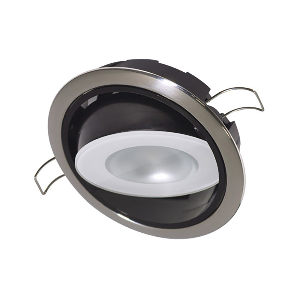 Lumitec Mirage Positionable Down Light - Spectrum RGBW Dimming - Polished Bezel [115117] - Sea & Tech Outfitters Florida, LLC