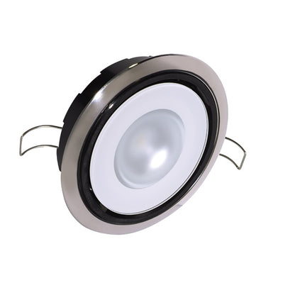 Lumitec Mirage Positionable Down Light - Spectrum RGBW Dimming - Polished Bezel [115117] - Sea & Tech Outfitters Florida, LLC