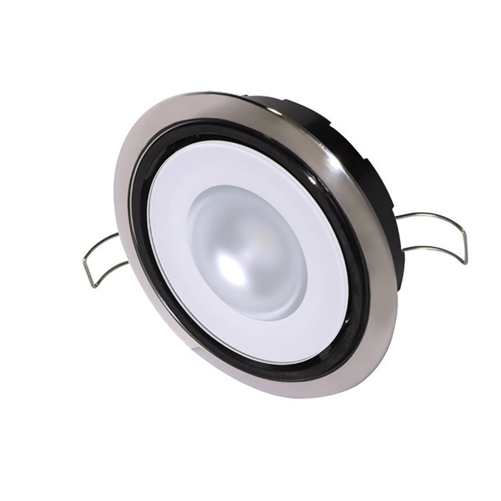 Lumitec Mirage Positionable Down Light - Spectrum RGBW Dimming - Polished Bezel [115117] - Sea & Tech Outfitters Florida, LLC