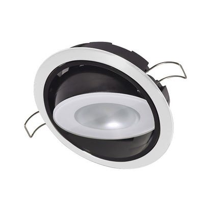 Lumitec Mirage Positionable Down Light - Spectrum RGBW Dimming - White Bezel [115127] - Sea & Tech Outfitters Florida, LLC