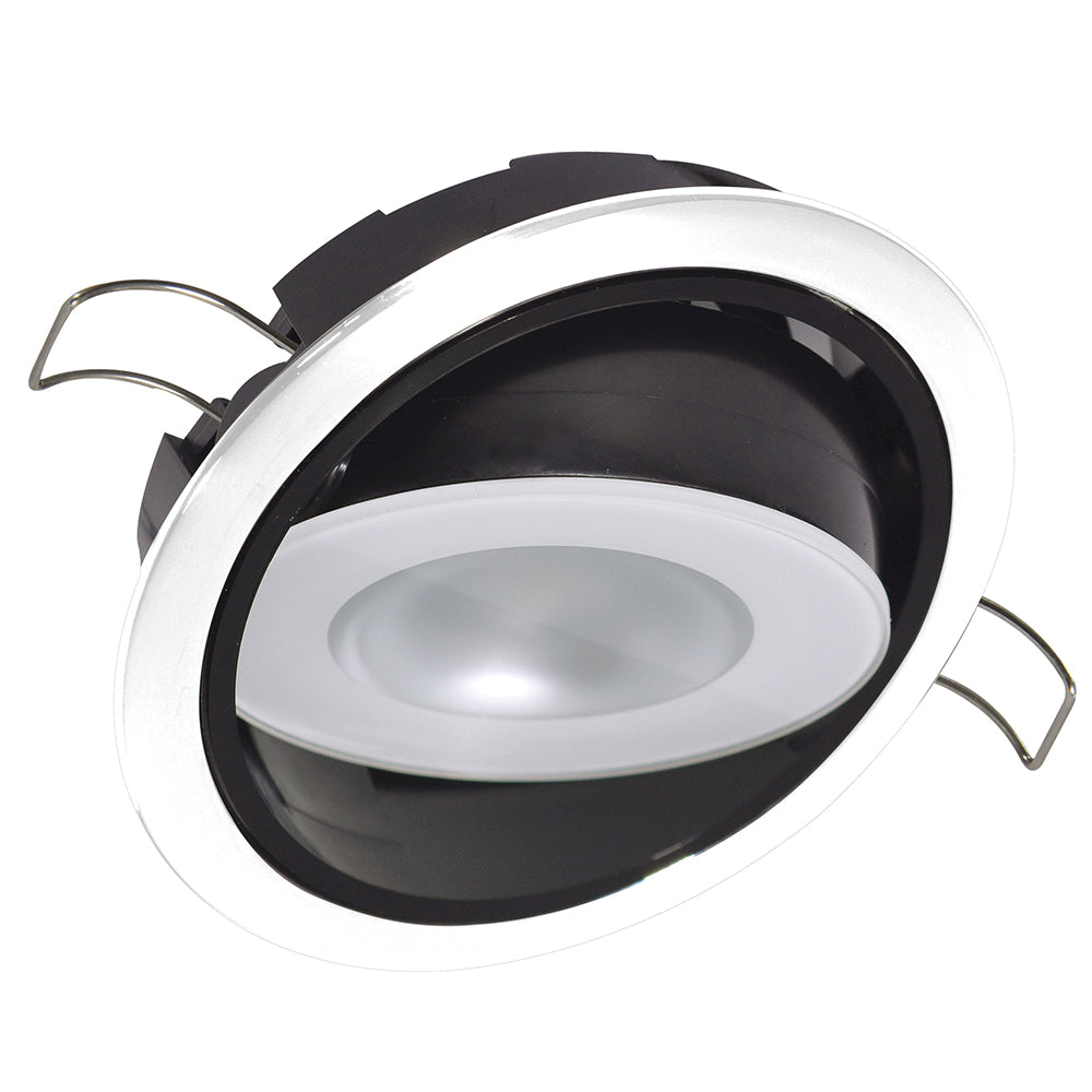 Lumitec Mirage Positionable Down Light - Spectrum RGBW Dimming - White Bezel [115127] - Sea & Tech Outfitters Florida, LLC