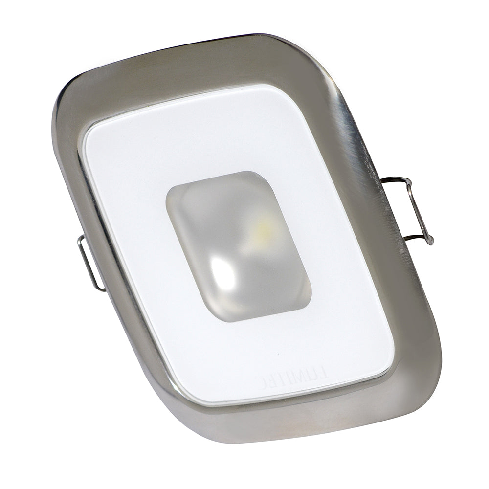 Lumitec Square Mirage Down Light - Spectrum RGBW Dimming - Polished Bezel [116117] - Sea & Tech Outfitters Florida, LLC