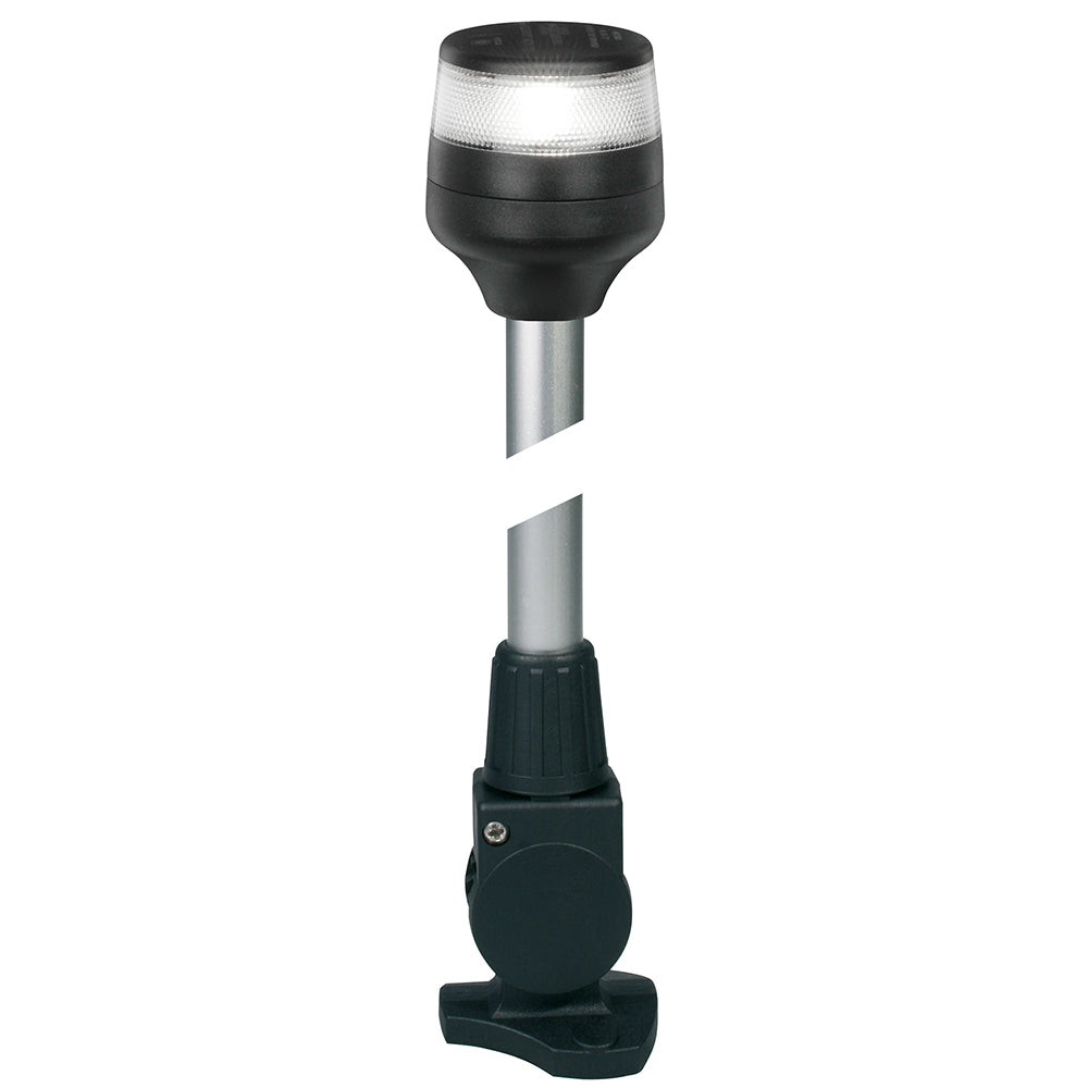 Hella Marine NaviLED 360 Compact All Round Lamp - 2nm - 12" Fold Down Base - Black [980960301] - Sea & Tech Outfitters Florida, LLC