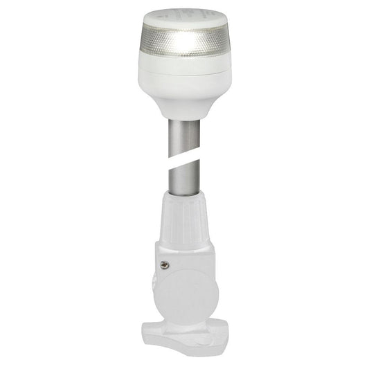 Hella Marine NaviLED 360 Compact All Round Lamp - 2nm - 12" Fold Down Base - White [980960311] - Sea & Tech Outfitters Florida, LLC