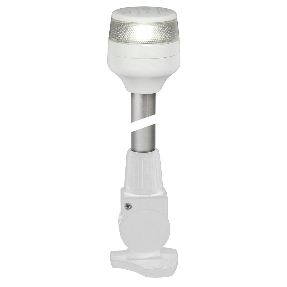 Hella Marine NaviLED 360 Compact All Round Lamp - 2nm - 24" Fold Down Base - White [980960351] - Sea & Tech Outfitters Florida, LLC