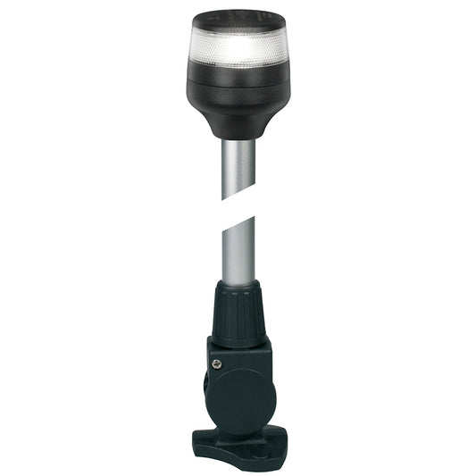 Hella Marine NaviLED 360 Compact All Round Lamp - 2nm - 40" Fold Down Base - Black [980960461] - Sea & Tech Outfitters Florida, LLC