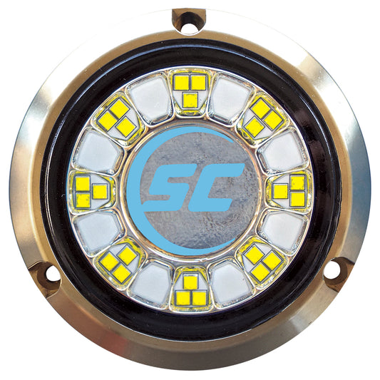 Shadow-Caster SCR-24 Bronze Underwater Light - 24 LEDs - Bimini Blue [SCR-24-BB-BZ-10] - Sea & Tech Outfitters Florida, LLC