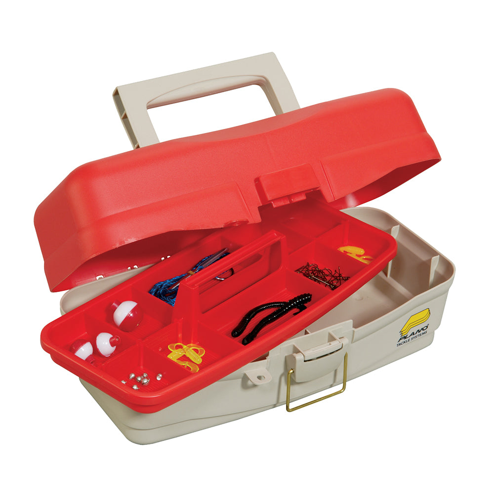 Plano Take Me Fishing&trade; Tackle Kit Box - Red/Beige