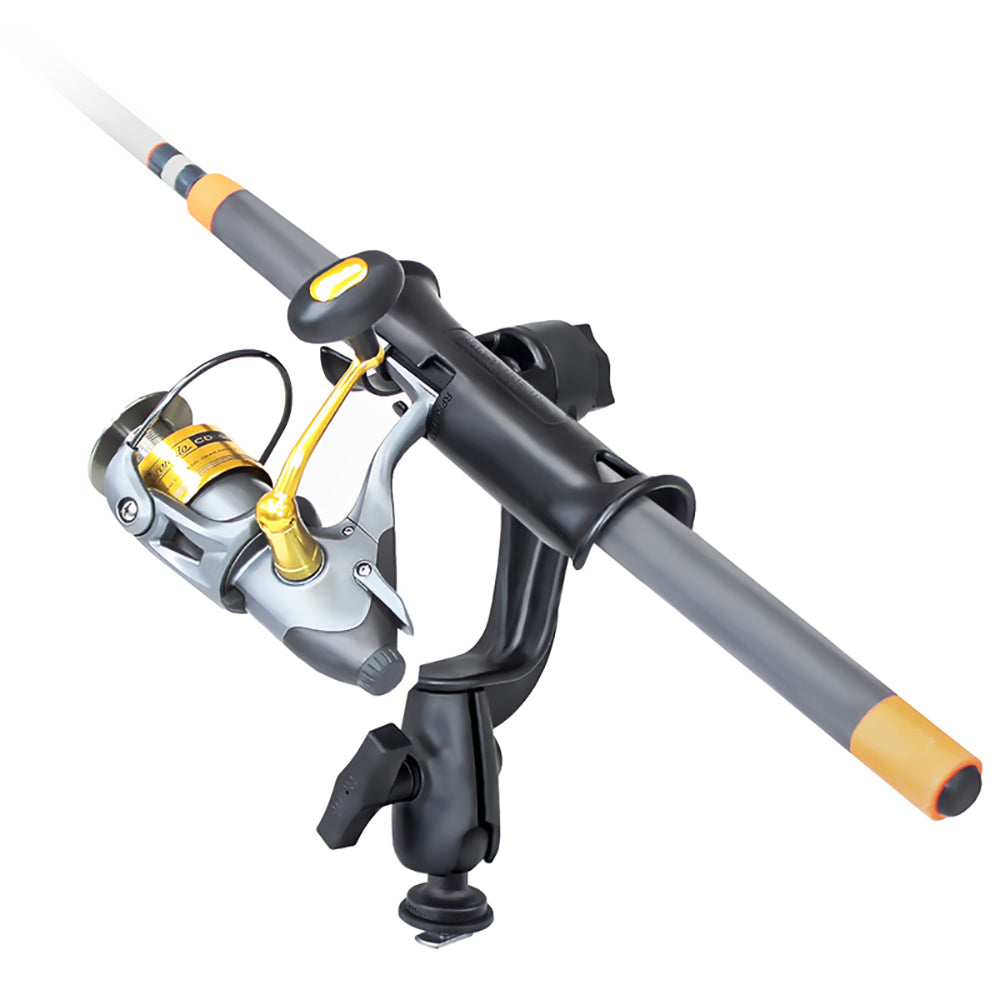 RAM Mount RAM Tube Jr. Fishing Rod Holder with RAM-ROD Revolution Ratchet/Socket System and Track Ball Base [RAP-390-RB-TRA1U]