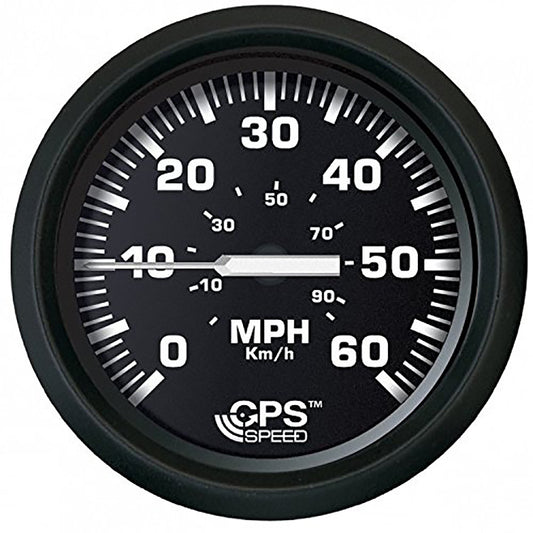 Faria Euro Black 4" Speedometer 60MPH (GPS) [32816] - Sea & Tech Outfitters Florida, LLC