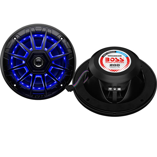 Boss Audio 6.5" MRGB65B Speakers - Black - 200W [MRGB65B] - Sea & Tech Outfitters Florida, LLC