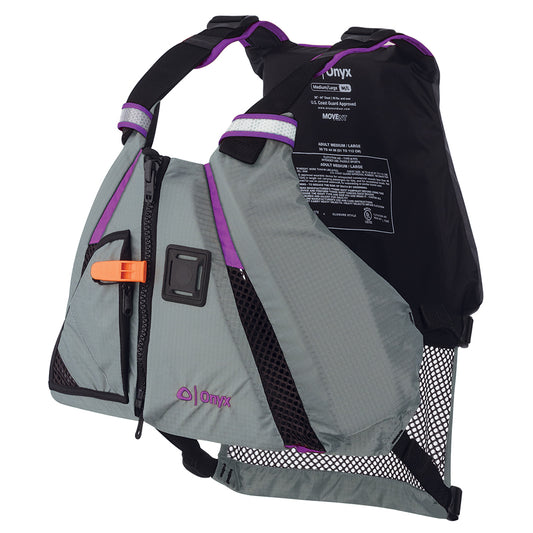 Onyx MoveVent Dynamic Paddle Sports Vest - Purple/Grey - XS/SM [122200-600-020-18] - Sea & Tech Outfitters Florida, LLC