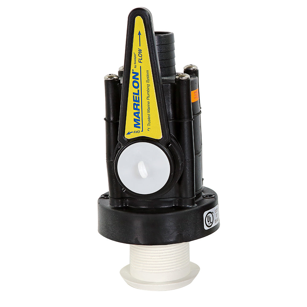 Forespar Marelon Full-Flow Seacock  1-1/2" Mushroom Through-Hull [904046ABYC] - Sea & Tech Outfitters Florida, LLC