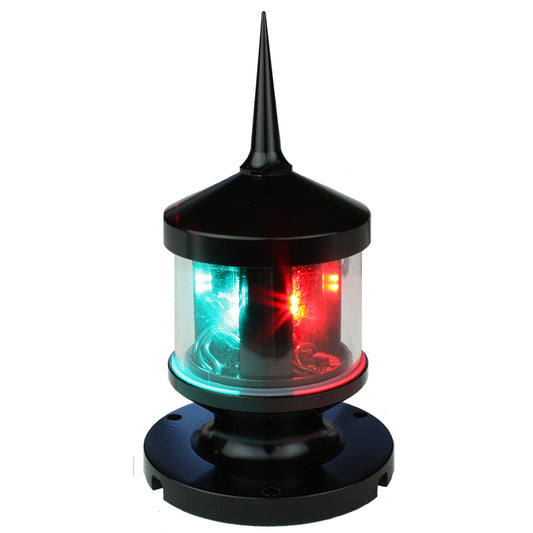 Lunasea Tri-Color/Anchor/Strobe LED Navigation Light [LLB-53BK-01-00] - Sea & Tech Outfitters Florida, LLC