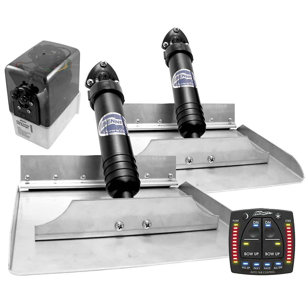 Bennett 129ATP Hydraulic Trim Tab Complete Kit w/Auto Trim Pro [129ATP] - Sea & Tech Outfitters Florida, LLC