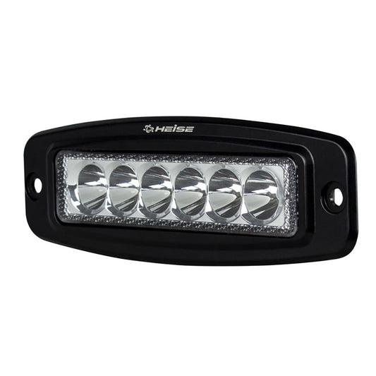 HEISE 6 LED Single Row Driving Light - Flush Mount [HE-FMDL1] - Sea & Tech Outfitters Florida, LLC