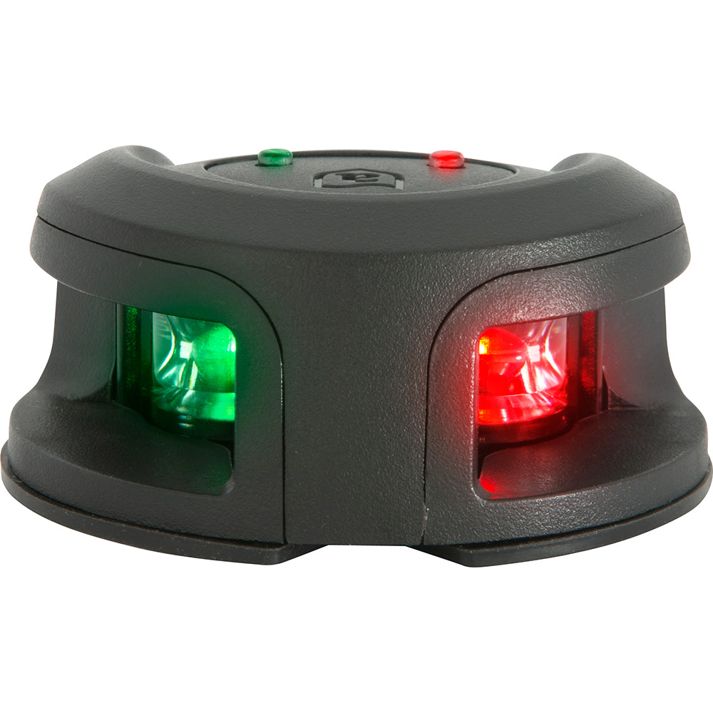 Attwood LightArmor Bow Mount Navigation Light - Composite Black - Bi-Color - 2NM [NV2002PB-7] - Sea & Tech Outfitters Florida, LLC