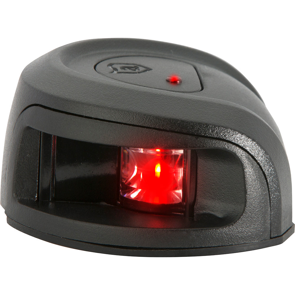 Attwood LightArmor Deck Mount Navigation Light - Black Composite - Port (red) - 2NM [NV2012PBR-7] - Sea & Tech Outfitters Florida, LLC