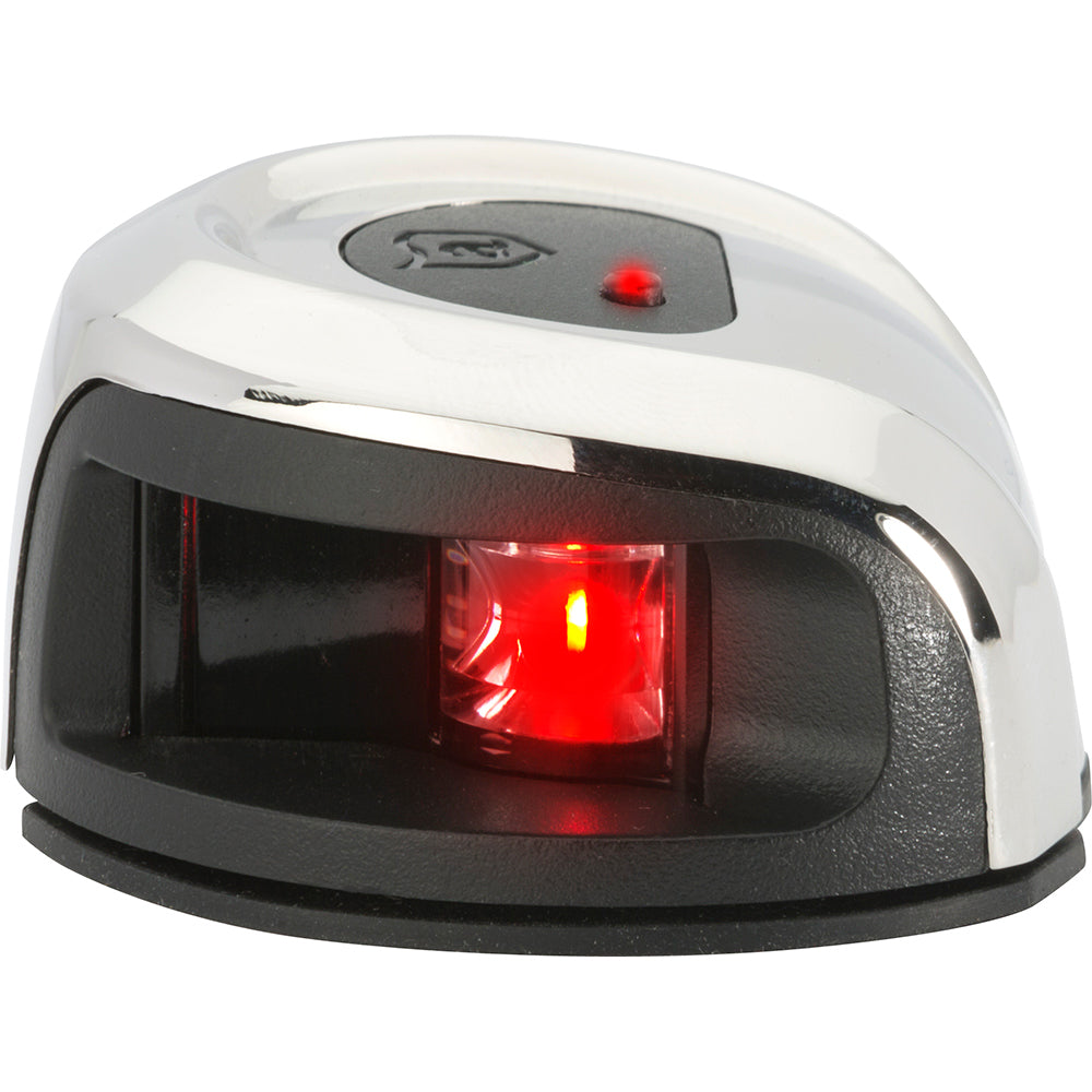 Attwood LightArmor Deck Mount Navigation Light - Stainless Steel - Port (red) - 2NM [NV2012SSR-7] - Sea & Tech Outfitters Florida, LLC