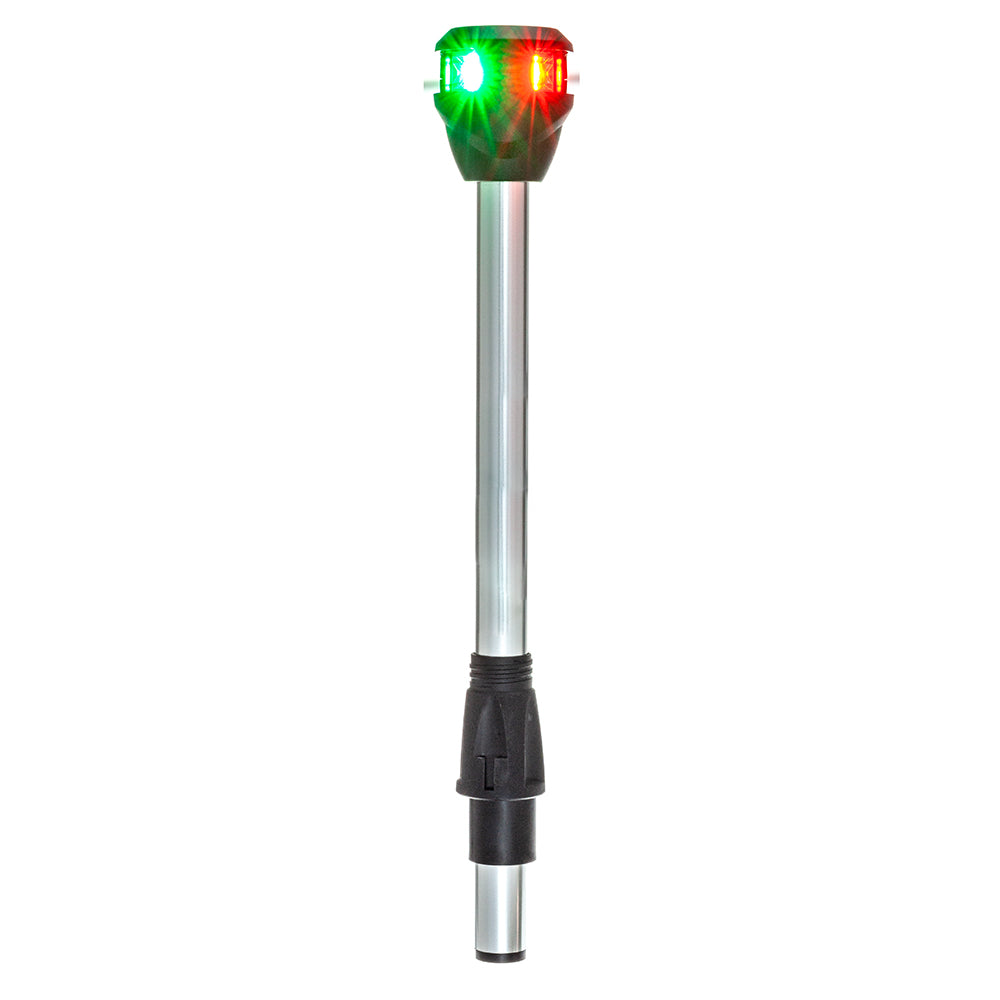 Attwood LightArmor Bi-Color Navigation Pole Light w/Task Light - Straight - 10" [NV6LC2-10-7] - Sea & Tech Outfitters Florida, LLC