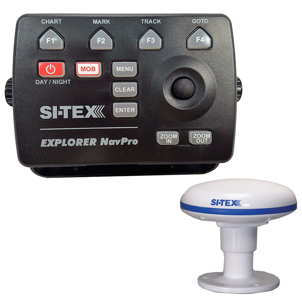 SI-TEX Explorer NavPro w/Wi-Fi  GPK-11 GPS Antenna [EXPLORERNAVPROWIFIW] - Sea & Tech Outfitters Florida, LLC