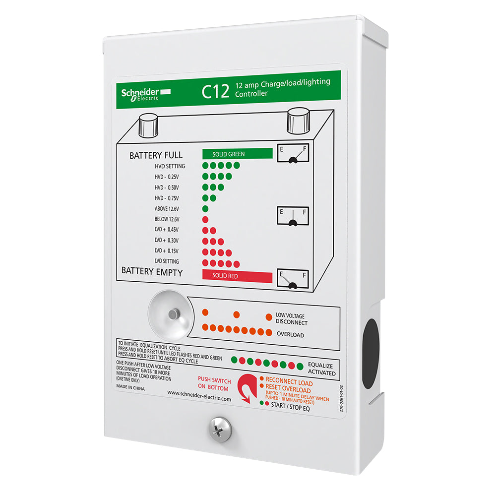 Xantrex C-Series Solar Charge Controller - 12 Amps [C12] - Sea & Tech Outfitters Florida, LLC