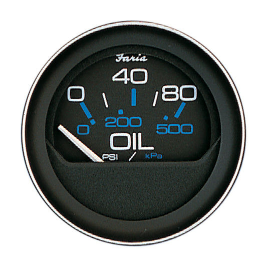 Faria Coral 2" Oil Pressure Gauge (80 PSI) [13002] - Sea & Tech Outfitters Florida, LLC