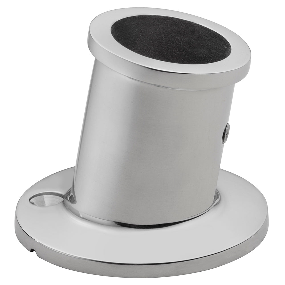 Whitecap Top-Mounted Flag Pole Socket - Stainless Steel - 1" ID [6147] - Sea & Tech Outfitters Florida, LLC