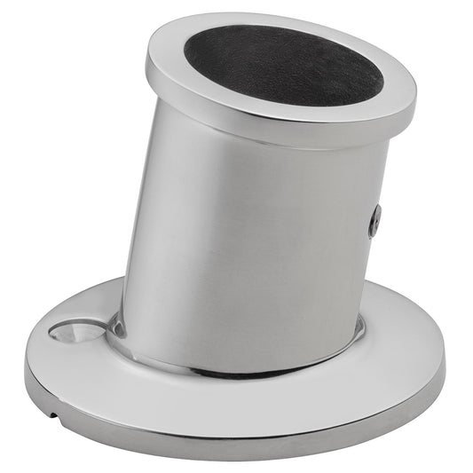 Whitecap Top-Mounted Flag Pole Socket - Stainless Seel - 1-1/4" ID [6169] - Sea & Tech Outfitters Florida, LLC