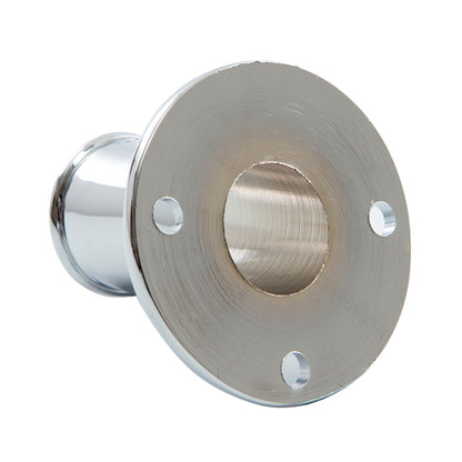 Whitecap Top-Mounted Flag Pole Socket CP/Brass - 3/4" ID [S-5001] - Sea & Tech Outfitters Florida, LLC