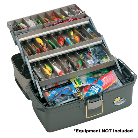 Plano Guide Series Tray Tackle Box - Graphite/Sandstone [613403] - Sea & Tech Outfitters Florida, LLC