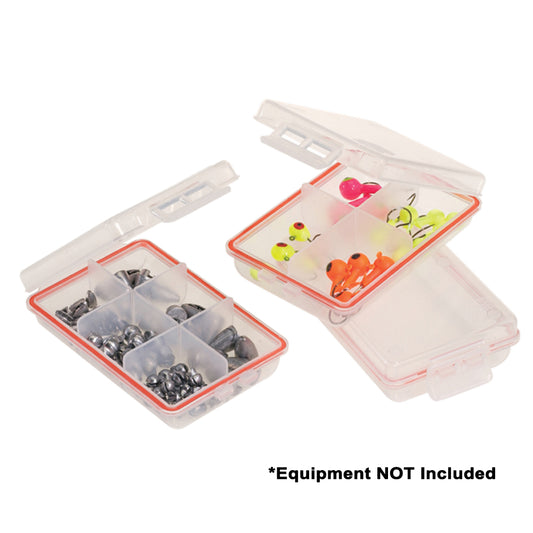 Plano Waterproof Terminal 3-Pack Tackle Boxes - Clear