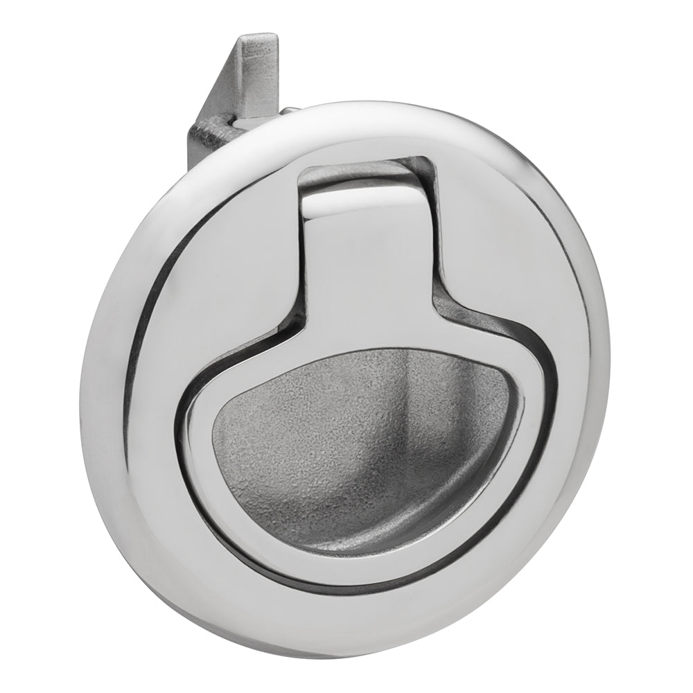 Whitecap Slam Latch Stainless Steel Non-Locking Ring Pull [6135C] - Sea & Tech Outfitters Florida, LLC