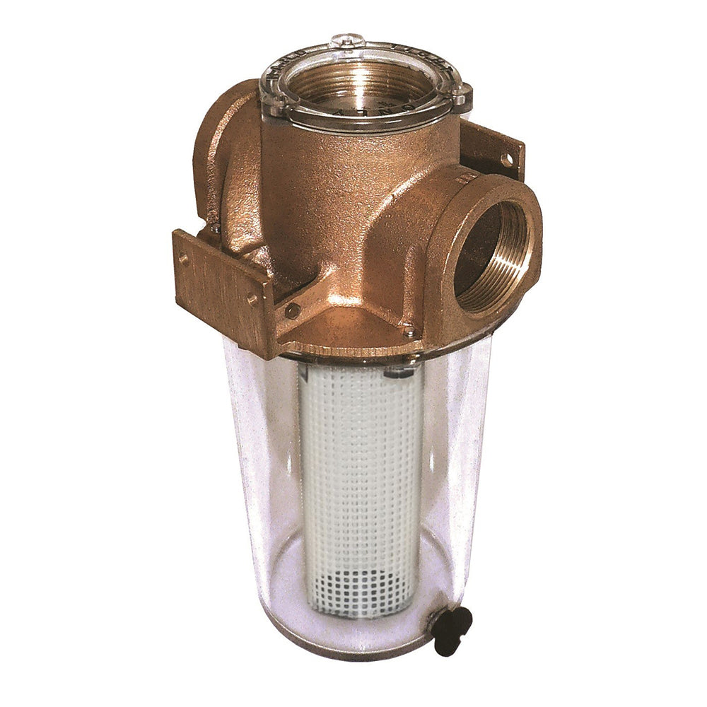 GROCO ARG-500 Series 1/2" Raw Water Strainer w/Non-Metallic Plastic Basket [ARG-500-P]