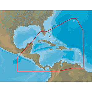 C-MAP 4D NA-D065 Caribbean &amp; Central America -microSD&trade;/SD&tr