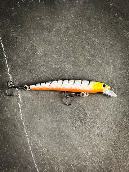 Outdoor Junction Series Skinny Long Hard Crankbait Sinking Minnow: Blu