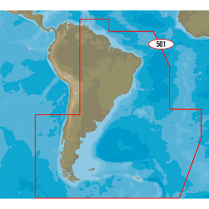 C-MAP 4D SA-D501 Gulf of Paria to Cape Horn