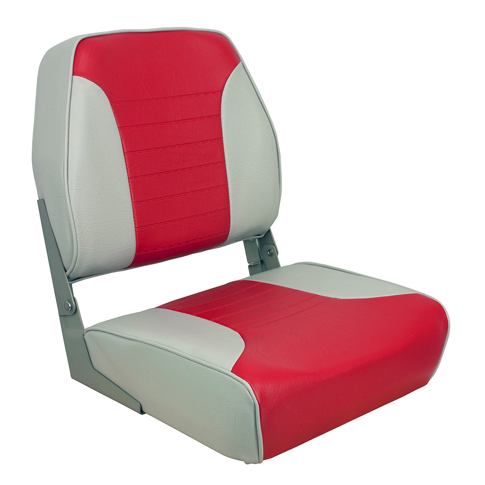 Springfield Economy Multi-Color Folding Seat - Grey/Red [1040655]