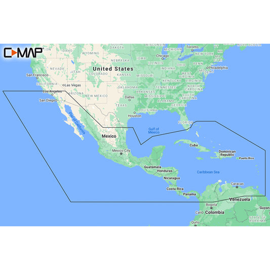 C-MAP M-NA-Y205-MS Central America  Caribbean REVEAL Coastal Chart [M-NA-Y205-MS]