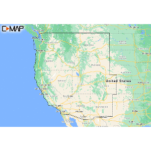 C-MAP M-NA-Y211-MS US Lakes West REVEAL&trade; Inland Chart