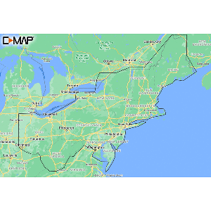 C-MAP M-NA-Y213-MS US Lakes East REVEAL&trade; Inland Chart