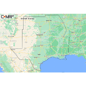 C-MAP M-NA-Y215-MS US Lakes South Central REVEAL&trade; Inland Chart