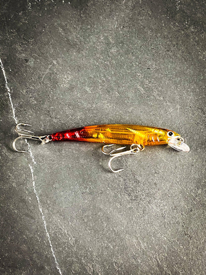 Outdoor Junction Series Skinny Long Hard Crankbait Sinking Minnow: Blu